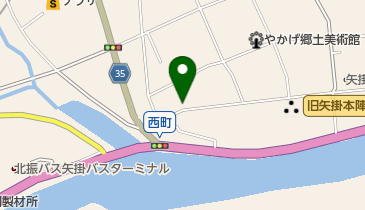 中西米穀店の地図画像