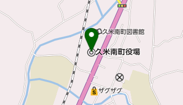 久米南町 中央公民館の地図画像