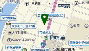 株式会社ピージーシステム広島事業所の地図画像