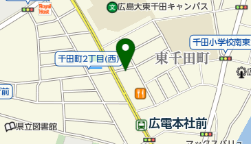 オートサイクルふくやまの地図画像