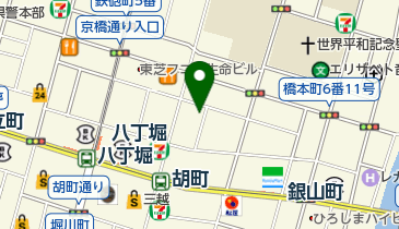 池坊広島支部の地図画像