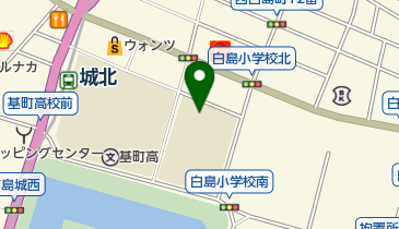 鯉城ふれあいスポーツクラブの地図画像