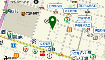 広島アーツ楽器の地図画像