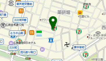 クラブクリーム広島の地図画像
