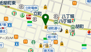 銀座ヨシノヤ広島福屋店の地図画像