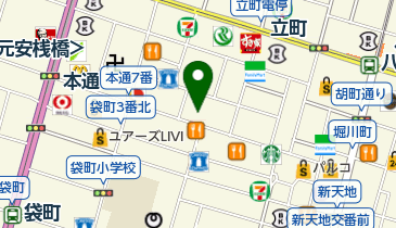リーガルシューズ広島本通店の地図画像