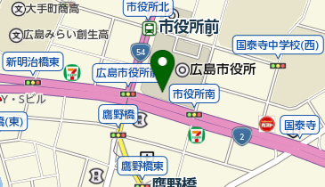 自治労広島市労働組合の地図画像