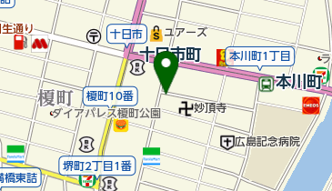 クロロフイル広島県美顔教室の地図画像