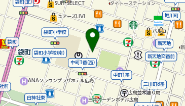 広島アルベロベロの地図画像