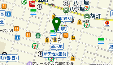 わかさや呉服店の地図画像