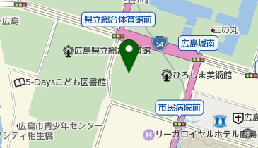 広島市映像文化ライブラリーの地図画像