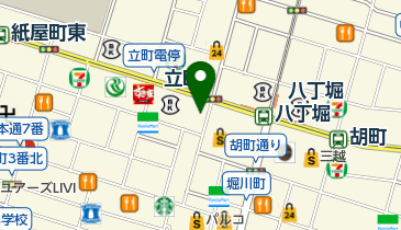 株式会社服部時計店の地図画像