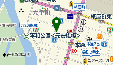 有限会社大野塗料店の地図画像