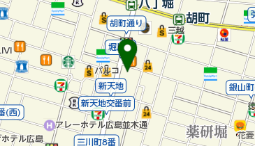 ペットショップワン広島店の地図画像