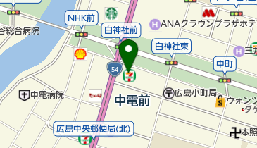 ニューインディア保険会社・広島支店の地図画像