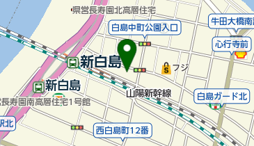 グラシーズ白島の地図画像