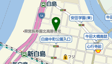 コスモ薬局 白島店の地図画像