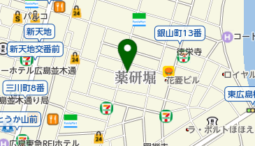 洋菓子のシナガワ 薬研堀店の地図画像