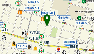 前田理容院の地図画像