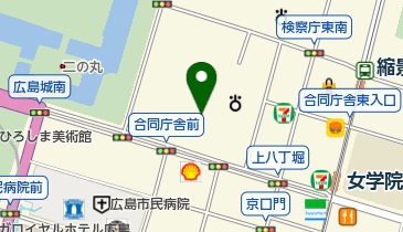 中国四国厚生局 総務課の地図画像