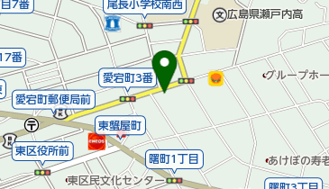 おきなや衣料品店の地図画像