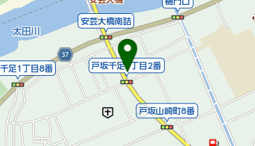 平和デンキ株式会社 戸坂店の地図画像