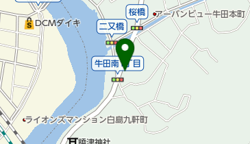 数企進の地図画像