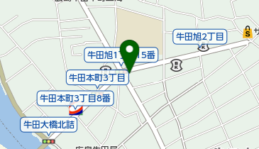 東宝薬局 牛田店の地図画像