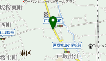 タクミクリーニングの地図画像