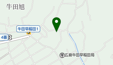 早稲田神社の地図画像