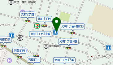 ミニヨン光町店の地図画像