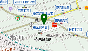 天狗湯の地図画像