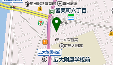 斎心堂皆実町鍼灸接骨院の地図画像