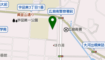 福山通運株式会社 広島宇品支店の地図画像