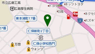 有限会社脇坂ガラスの地図画像