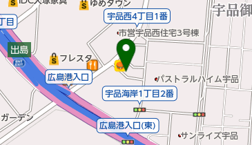 有留家具店の地図画像