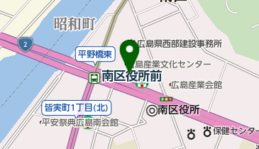 北海道情報大学広島教育センターの地図画像