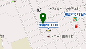 雑貨はうすゆうきの地図画像