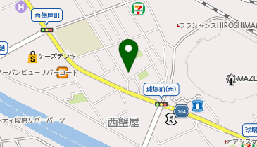 質屋のまるい西蟹屋店の地図画像