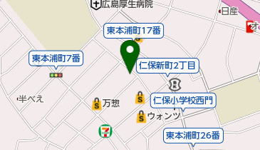 やまさき接骨院の地図画像