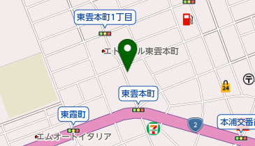 東部不動産の地図画像