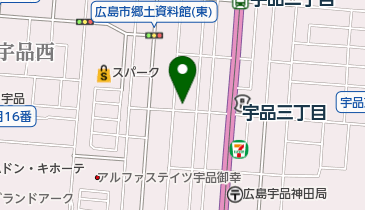 和泉元理容院の地図画像