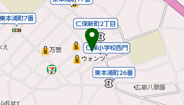 エース理容院の地図画像