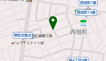 たかはし理容院の地図画像
