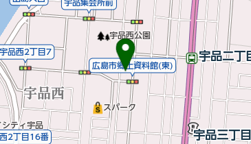 ヘアーサロンクロキの地図画像