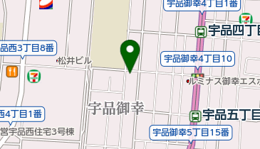有限会社きかん坊 宇品店の地図画像
