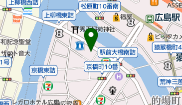 広島受験旅館同業組合の地図画像