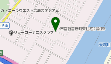 崎岡ガラス店の地図画像