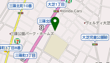 モーターサイクルサポートシングルの地図画像