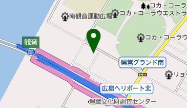 広島市 南観音公民館の地図画像